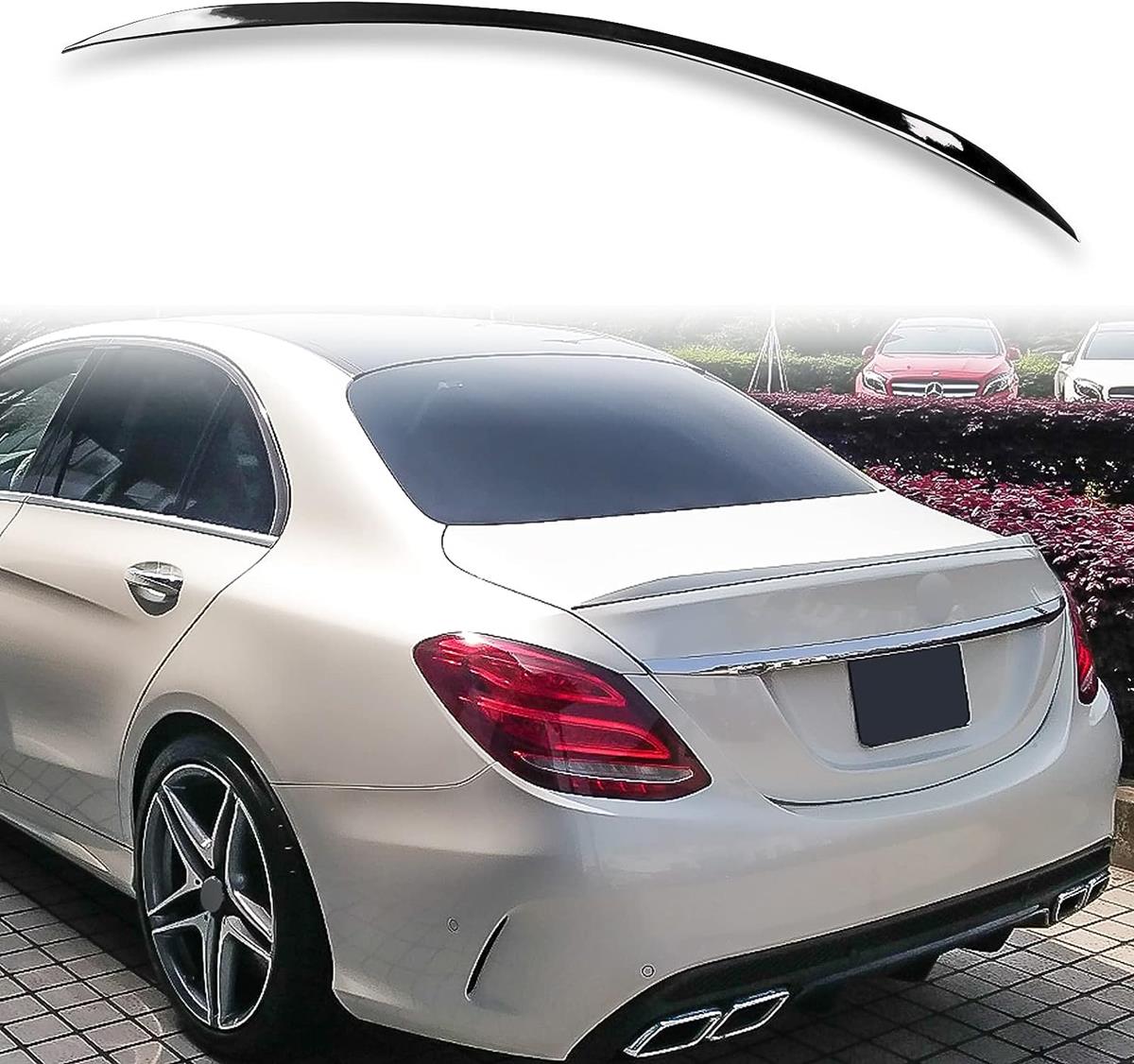 Mercedes C Class W205 ( 2014-2018) C63S Stil Bagaj Spoyleri , , , 