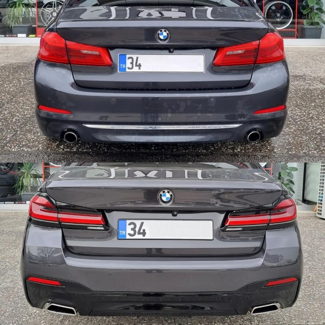 BMW 5 Series F10  (2009-2017) Yükseltme Yeni 5 Serisi  G30 LCI (2021+) Mtech Body Kit Seti, , , 